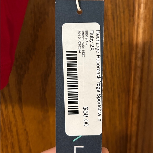 Red Sleeveless Crop Bra Top - Picture 3 of 5